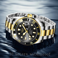 Top Brand Luxury Fashion Diver Watch Men Waterproof Date Clock Sport Watches Mens Quartz Wristwatch