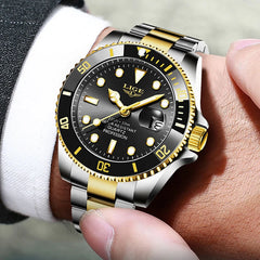 Top Brand Luxury Fashion Diver Watch Men Waterproof Date Clock Sport Watches Mens Quartz Wristwatch