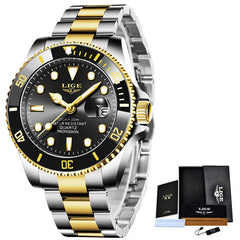 Top Brand Luxury Fashion Diver Watch Men Waterproof Date Clock Sport Watches Mens Quartz Wristwatch