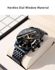 Watch New Fashion Men Watch Waterproof Luminous Date Sports Watches Luxury Quartz Man Wristwatch Luxuri Male Clock +Box - AKISHOP