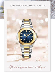 POEDAGAR Luxury Square Watch for Woman Waterproof Luminous Date Ladies Watch Stainless Steel Quartz Women's Watches Female - AKISHOP