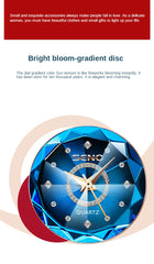 Ocean Star Women Crystal Watch 2025 Top Brand Luxury Rose Gold Women Bracelet Watch for Ladies Wrist - AKISHOP