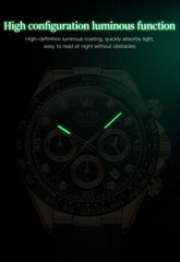 Watches Luxury Men Waterproof Luminous Top Brand Date Chronograph Sport Wristwatch