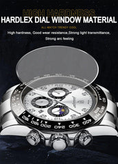 Luxury Man Wristwatch Sports Chronograph Luminous Waterproof Date Men Watch Stainless Steel Men's Watches Quartz Clock - AKISHOP