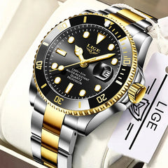 Top Brand Luxury Fashion Diver Watch Men Waterproof Date Clock Sport Watches Mens Quartz Wristwatch
