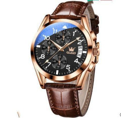 OLEVS Luxury Mens Watches Waterproof Luminous Quartz - AKISHOP